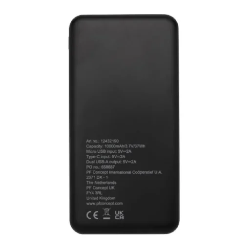 Gift Campaign Powerbank in plastica riciclato da 10.000mAh a ricarica rapida> Power Bank Personalizzati