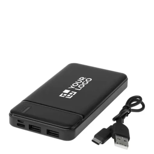 Gift Campaign Powerbank in plastica riciclato da 10.000mAh a ricarica rapida> Power Bank Personalizzati
