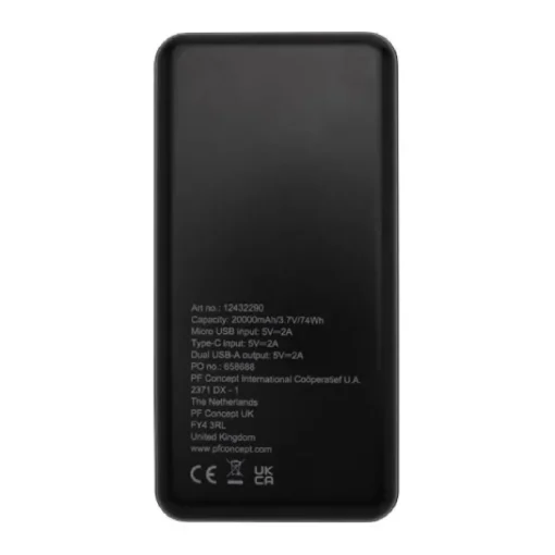 Gift Campaign Powerbank in plastica riciclato con logo da 20.000mAh a ricarica rapida> Power Bank Personalizzati