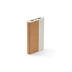 Gift Campaign Powerbank in sughero e paglia di grano con porta USB - C 10.000 mAh> Power Bank Personalizzati