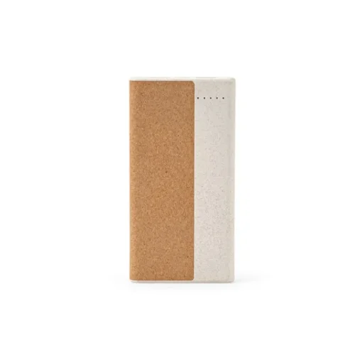 Gift Campaign Powerbank in sughero e paglia di grano con porta USB - C 10.000 mAh> Power Bank Personalizzati