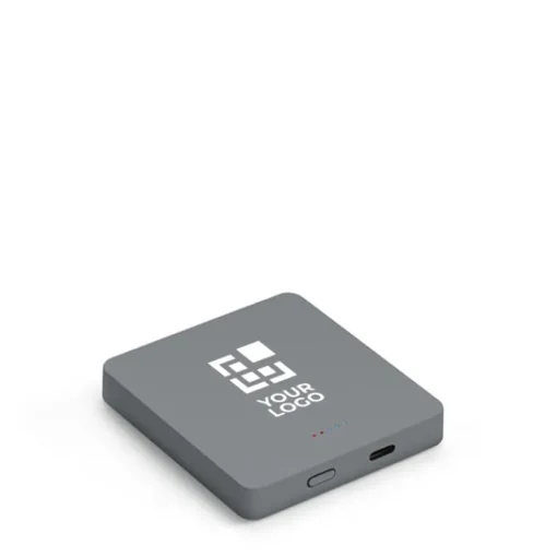 Gift Campaign Powerbank magnetica ecologica in ABS riciclato da 5.000 mAh> Power Bank Personalizzati
