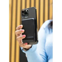 Gift Campaign Powerbank magnetico in bambù con ricarica wireless 5.000 mAh></noscript> Power Bank Personalizzati