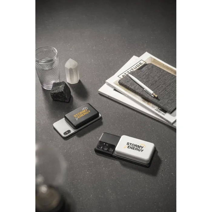 Gift Campaign Powerbank magnetico in rABS da 10.000mAh con caricatore wireless 15W> Power Bank Personalizzati