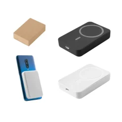 Gift Campaign Powerbank magnetico in rABS da 10.000mAh con caricatore wireless 15W><noscript><img width=