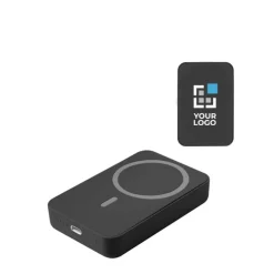Gift Campaign Powerbank magnetico in rABS da 10.000mAh con caricatore wireless 15W><noscript><img width=
