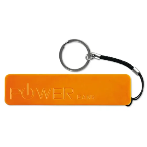 Gift Campaign Powerbank personalizzata da 2.200mAh con anello portachiavi Powermate> Power Bank Personalizzati