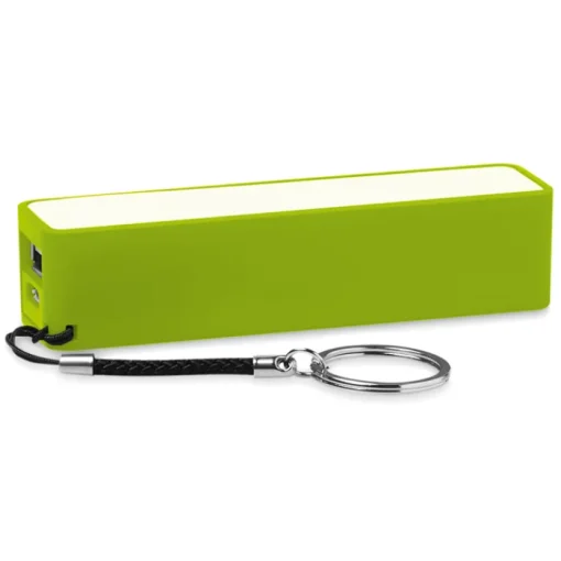 Gift Campaign Powerbank personalizzata da 2.200mAh con anello portachiavi Powermate> Power Bank Personalizzati