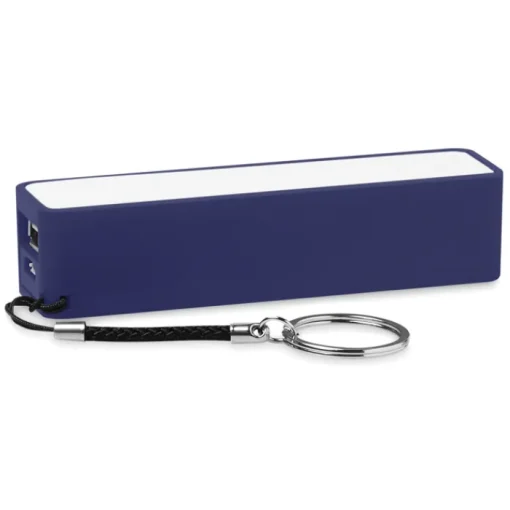 Gift Campaign Powerbank personalizzata da 2.200mAh con anello portachiavi Powermate> Power Bank Personalizzati