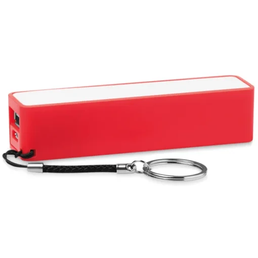 Gift Campaign Powerbank personalizzata da 2.200mAh con anello portachiavi Powermate> Power Bank Personalizzati