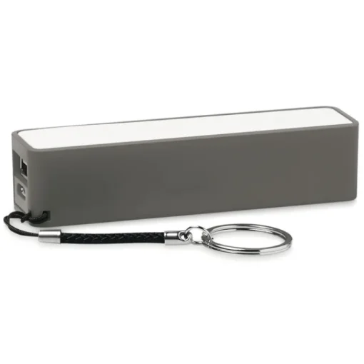 Gift Campaign Powerbank personalizzata da 2.200mAh con anello portachiavi Powermate> Power Bank Personalizzati