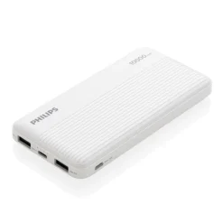 Gift Campaign Powerbank personalizzati da 10.000 mAh con doppia uscita USB Philips> Power Bank Personalizzati