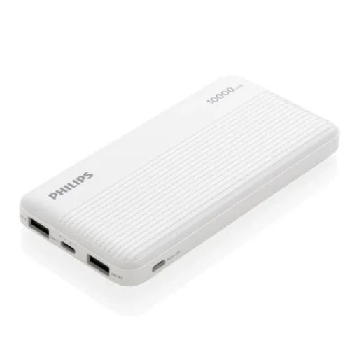 Gift Campaign Powerbank personalizzati da 10.000 mAh con doppia uscita USB Philips> Power Bank Personalizzati