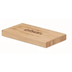 Gift Campaign Powerbank promozionale con pannello solare da 4.000 mAh Solar Bamboo> Power Bank Personalizzati