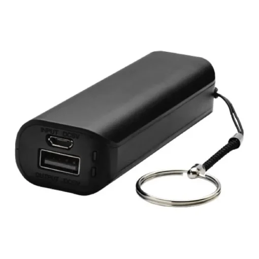 Gift Campaign Powerbank promozionale da 1.200 mAh con anello portachiavi Energy> Power Bank Personalizzati