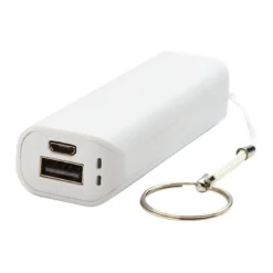 Gift Campaign Powerbank promozionale da 1.200 mAh con anello portachiavi Energy> Power Bank Personalizzati