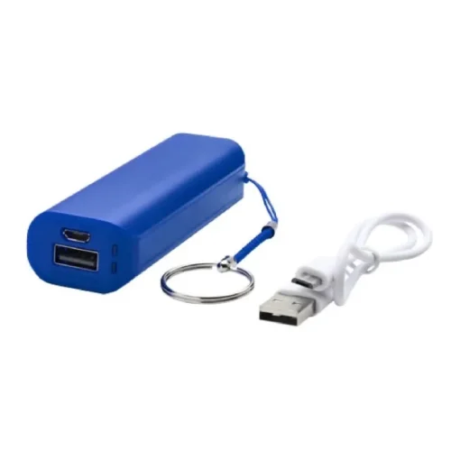 Gift Campaign Powerbank promozionale da 1.200 mAh con anello portachiavi Energy> Power Bank Personalizzati