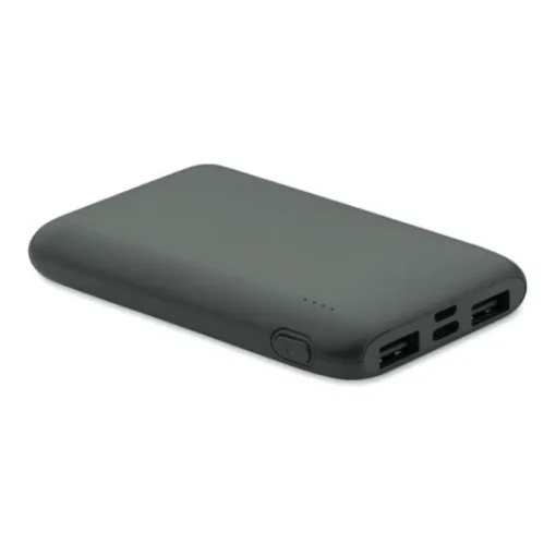 Gift Campaign Powerbank promozionale rettangolare in ABS riciclato da 5.000 mAh> Power Bank Personalizzati