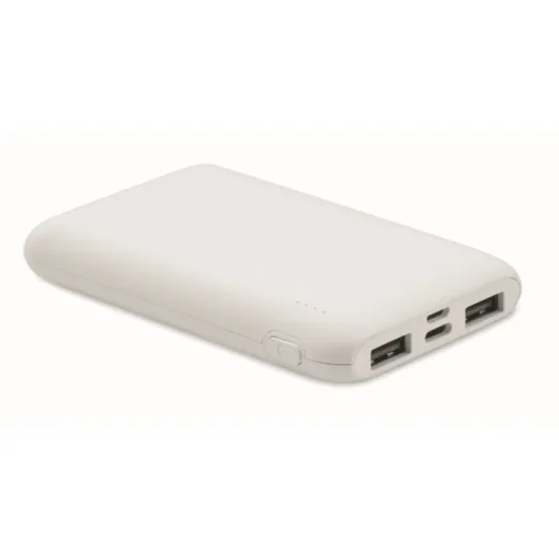 Gift Campaign Powerbank promozionale rettangolare in ABS riciclato da 5.000 mAh> Power Bank Personalizzati