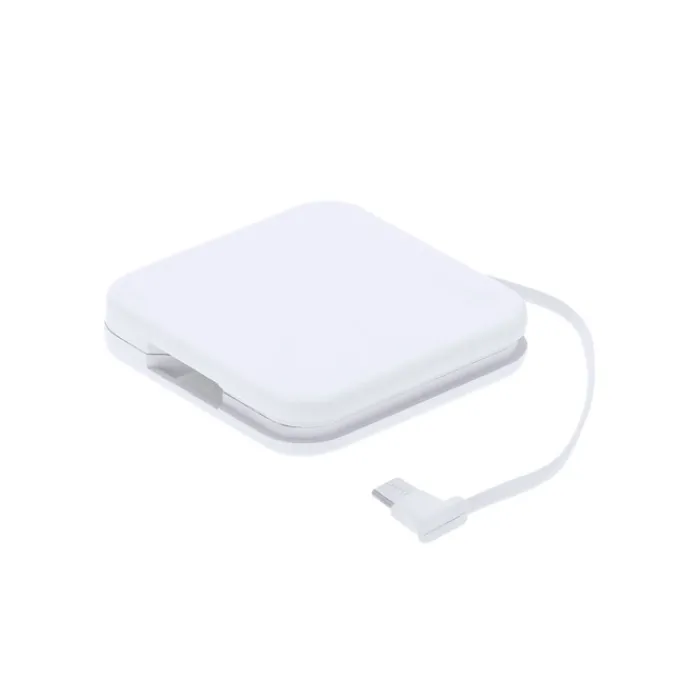 Gift Campaign Powerbank quadrato in ABS con connessione tipo C da 1.200 mAh> Power Bank Personalizzati