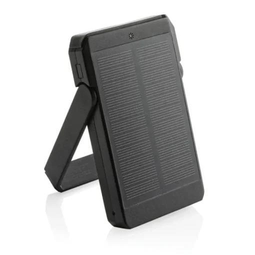 Gift Campaign Powerbank solare in abs riciclato 5.000 mAh e caricatore magnetico 10W> Power Bank Personalizzati