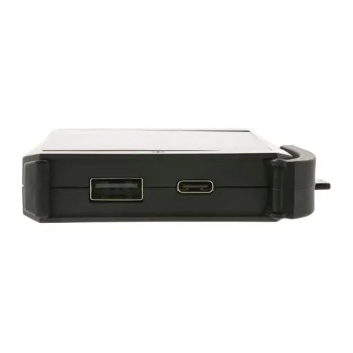 Gift Campaign Powerbank solare in abs riciclato 5.000 mAh e caricatore magnetico 10W> Power Bank Personalizzati