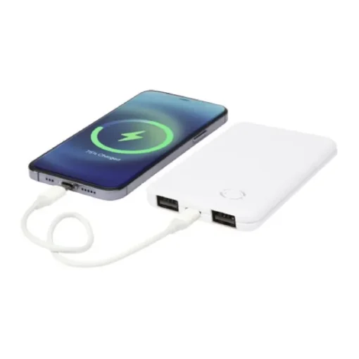 Gift Campaign Powerbank sottile da 4.000 mAh con 2 porte USB A ed una tipo C> Power Bank Personalizzati