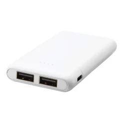 Gift Campaign Powerbank tascabile da 5.000 mAh con doppia porta USB Heroe> Power Bank Personalizzati