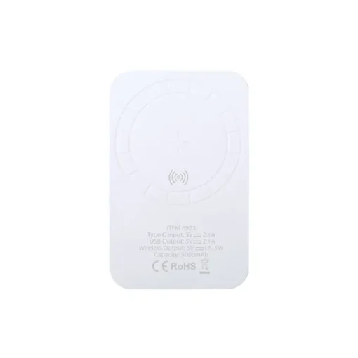 Gift Campaign Powerbank wireless con attacco magnetico da 5.000 mAh Magnet> Power Bank Personalizzati