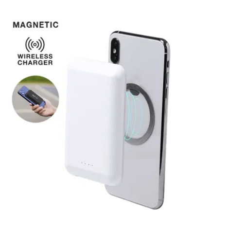 Gift Campaign Powerbank wireless con attacco magnetico da 5.000 mAh Magnet> Power Bank Personalizzati