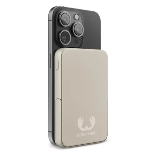 Gift Campaign Powerbank wireless con supporto per cellulare Fresh'n Rebel 5.000 mAh> Caricabatterie