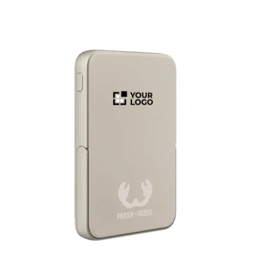 Gift Campaign Powerbank wireless con supporto per cellulare Fresh'n Rebel 5.000 mAh> Caricabatterie