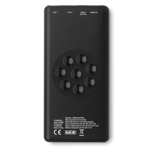 Gift Campaign Powerbank wireless da 10.000 mAh in alluminio con ventose Fullcharge> Power Bank Personalizzati