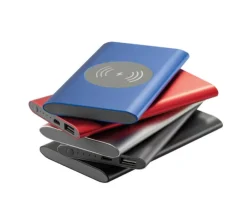Gift Campaign Powerbank wireless da 4.000 mAh in alluminio Powercard Chargepad></noscript> Power Bank Personalizzati