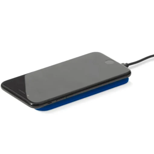 Gift Campaign Powerbank wireless rettangolare ultrasottile con finitura gommata da 5W> Power Bank Personalizzati