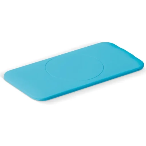 Gift Campaign Powerbank wireless rettangolare ultrasottile con finitura gommata da 5W> Power Bank Personalizzati