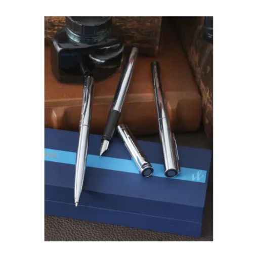 Gift Campaign Pregevole penna stilografica personalizzata inchiostro blu Graduate> Penne In Metallo