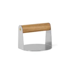 Gift Campaign Pressa per hamburger in acciaio inox con manico in legno Paso> Altri Utensili Da Cucina