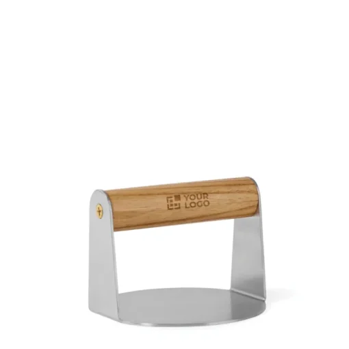 Gift Campaign Pressa per hamburger in acciaio inox con manico in legno Paso> Altri Utensili Da Cucina