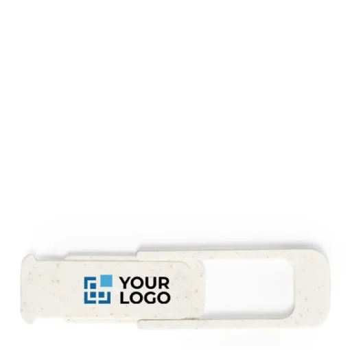 Gift Campaign Protettore per webcam ecologico in canna di grano con adesivo 3M Eco> Copri Webcam|Gadget Per L'Ufficio