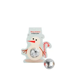 Gift Campaign Pupazzo di neve con cioccolatino al latte e ripieno di nocciola 12g> Cioccolatini