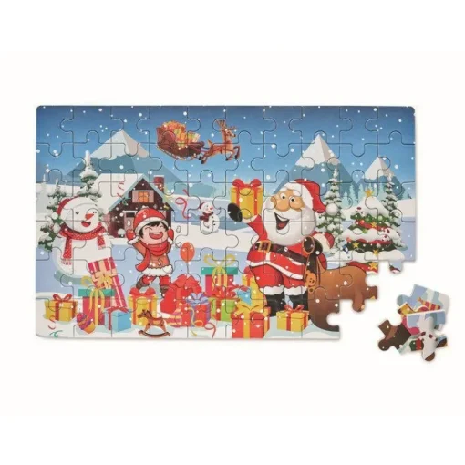 Gift Campaign Puzzle natalizio da 60 pezzi per bambini in scatola di latta Box> Gadget Natalizi