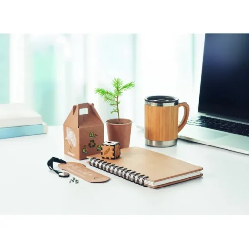 Gift Campaign Quaderni a spirale personalizzati pagine a righe con semi Grow> Gadget Ecologici|Taccuini Ecologici