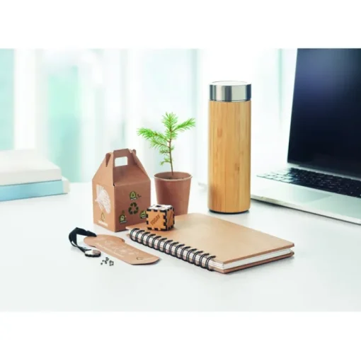 Gift Campaign Quaderni a spirale personalizzati pagine a righe con semi Grow> Gadget Ecologici|Taccuini Ecologici