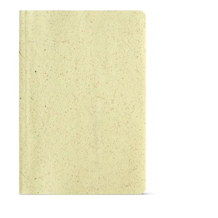 Gift Campaign Quaderni con logo con pagine a punti e copertina di pula di mais e cotone> Taccuini Ecologici|Quaderni A5