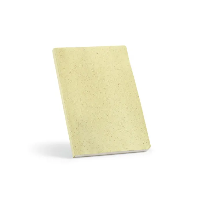 Gift Campaign Quaderni con logo con pagine a punti e copertina di pula di mais e cotone> Taccuini Ecologici|Quaderni A5