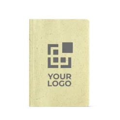 Gift Campaign Quaderni con logo con pagine a punti e copertina di pula di mais e cotone><noscript><img width=