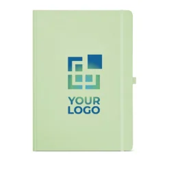 Gift Campaign Quaderni ecologici personalizzati rigidi in cartone riciclato a righe><noscript><img width=