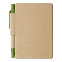 Gift Campaign Quadernino A7 in cartone riciclato fogli a righe e penna blu EcoPocket></noscript> Gadget Ecologici|Taccuini Con Penna