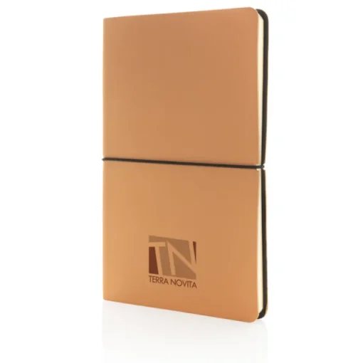 Gift Campaign Quaderno aziendale A5 elegante pagine a righe color crema Corp> Quaderni A5